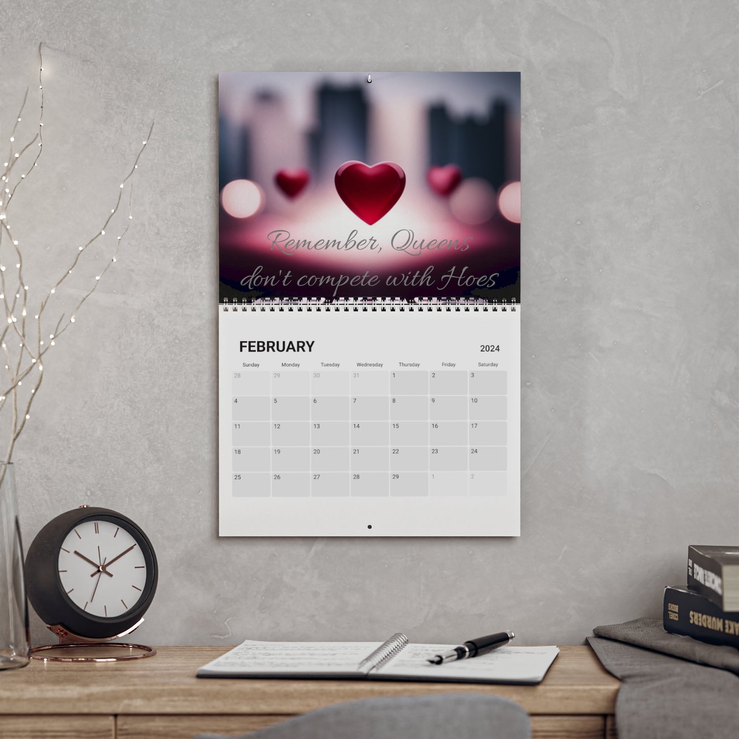 Get Your Shit together Wall Calendar (2024)