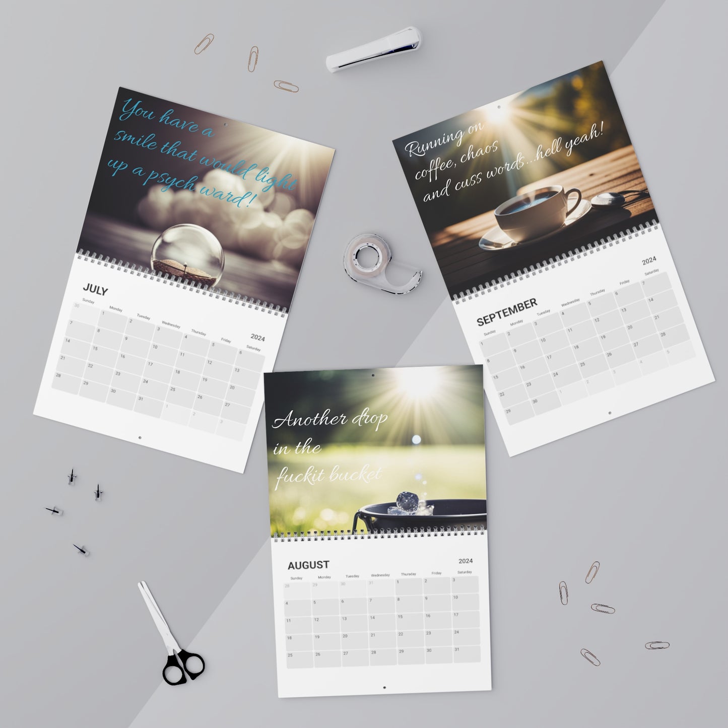 Get Your Shit together Wall Calendar (2024)