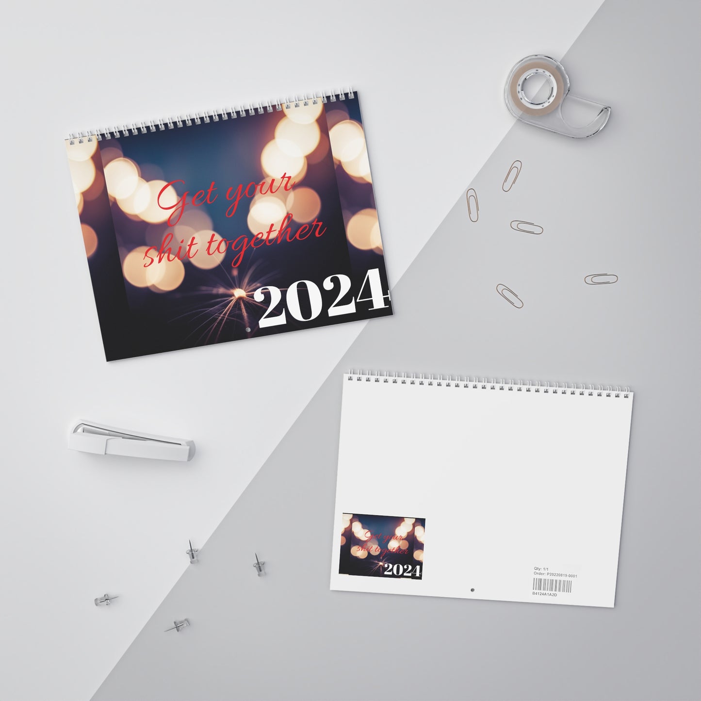 Get Your Shit together Wall Calendar (2024)