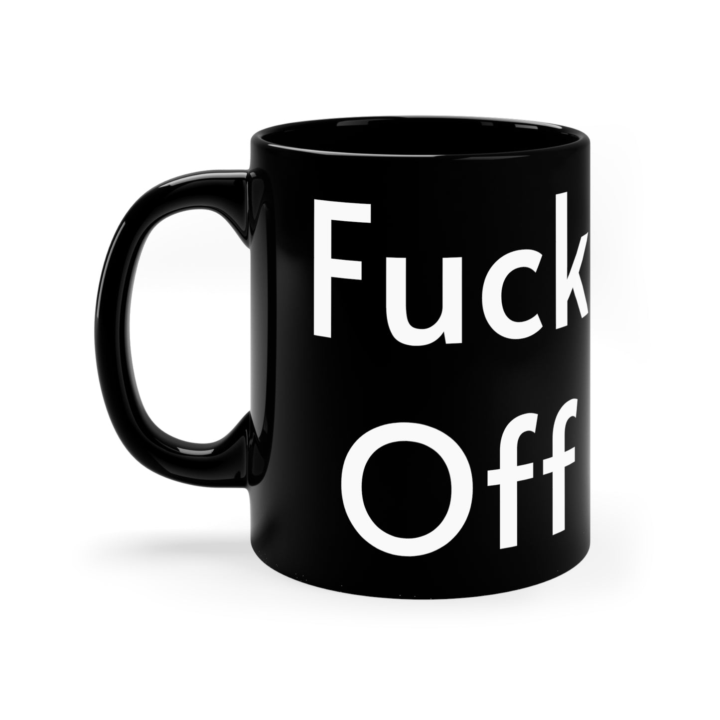 Fuck Off 11oz Black Mug