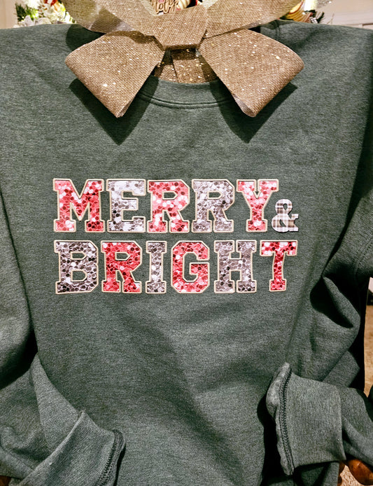 Merry & Bright sweatshirt