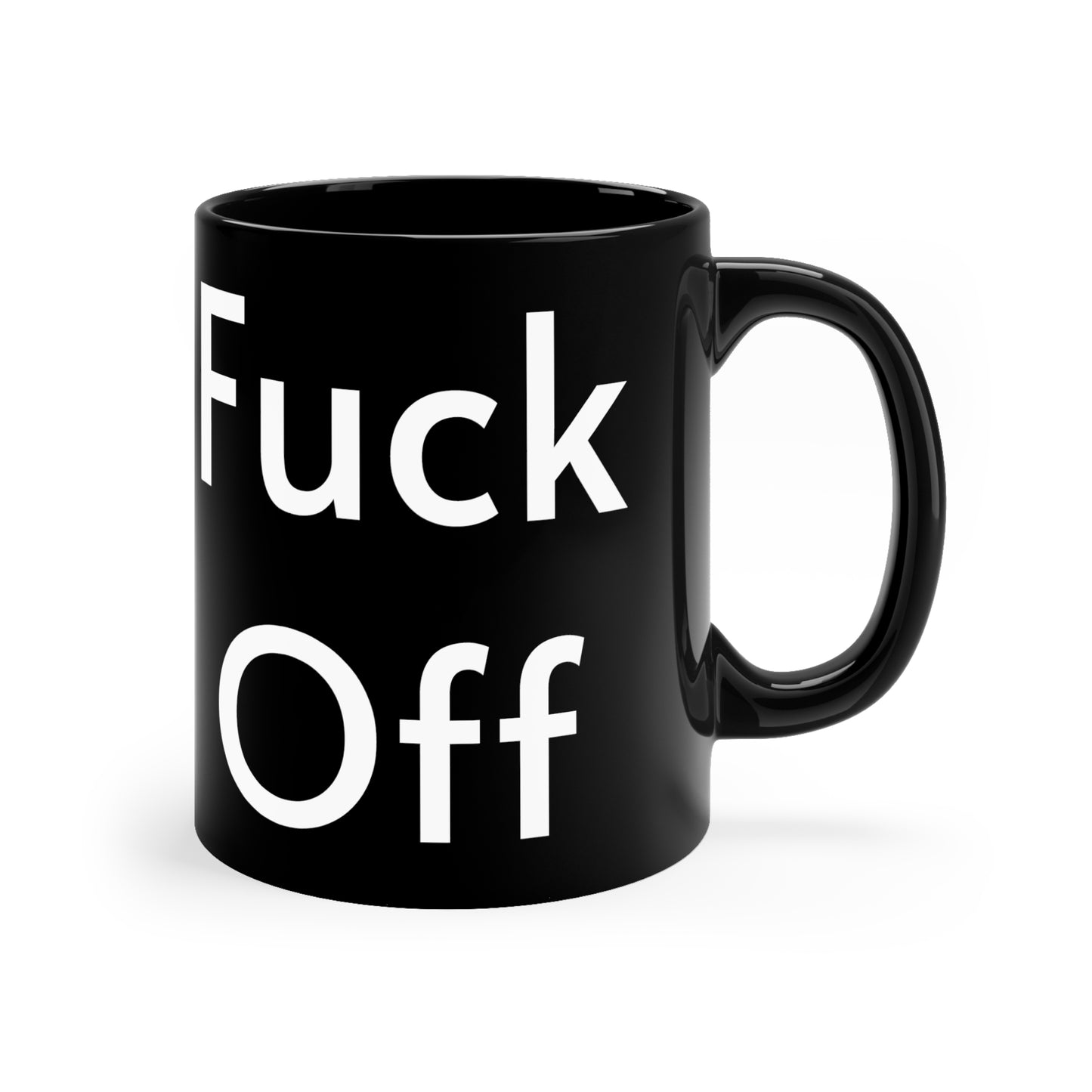 Fuck Off 11oz Black Mug