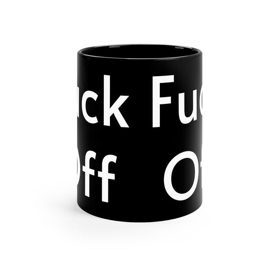 Fuck Off 11oz Black Mug