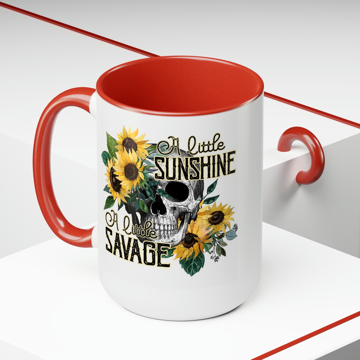 A little savage Two-Tone Coffee Mug, 15oz