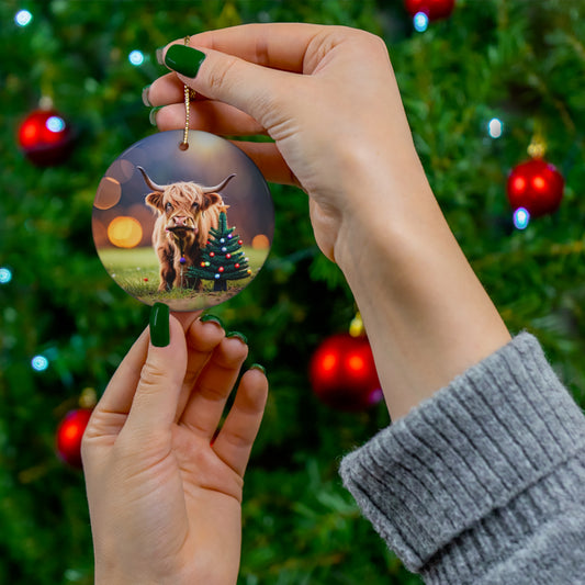 Highland Cow Ornament