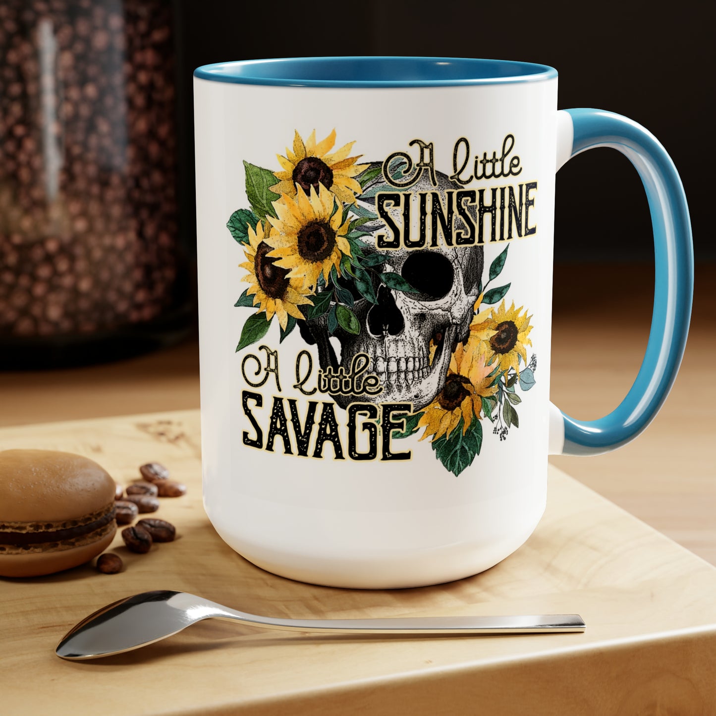 A little savage Two-Tone Coffee Mug, 15oz