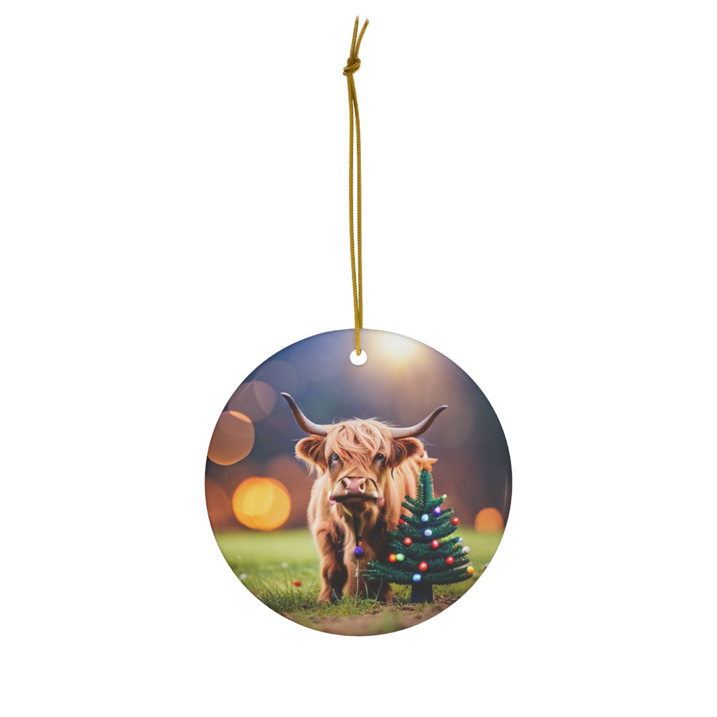 Highland Cow Ornament