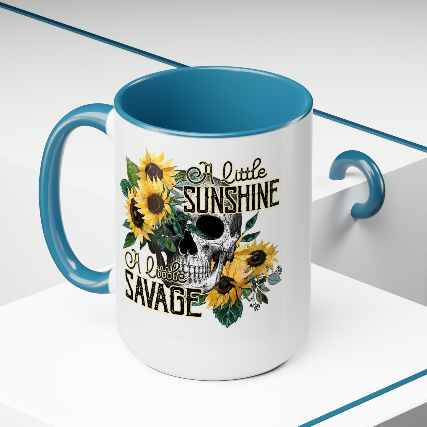 A little savage Two-Tone Coffee Mug, 15oz