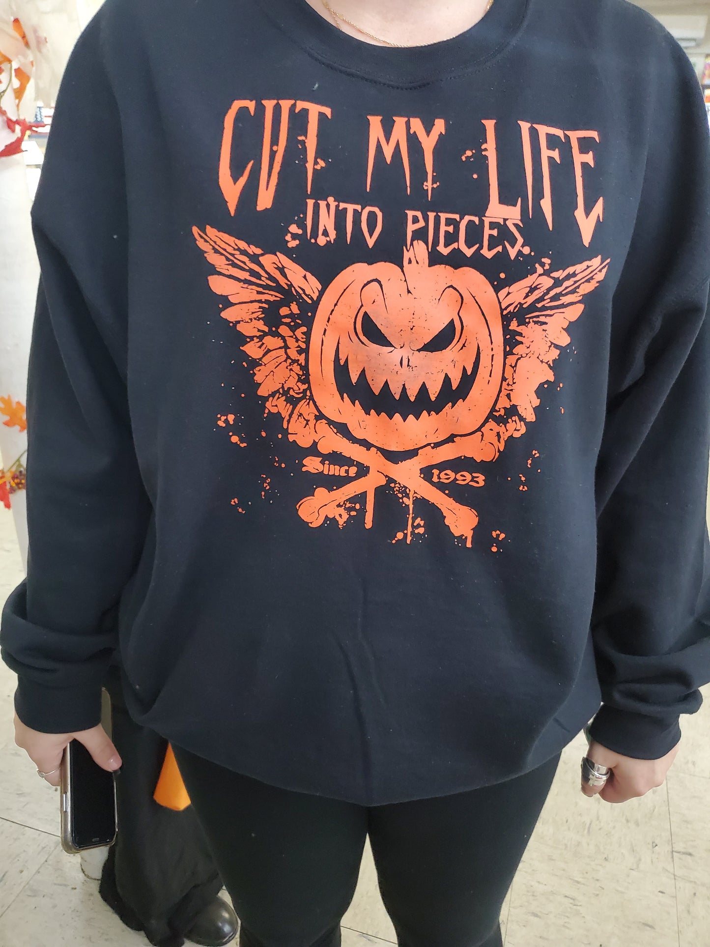 Cut my life into pieces sweatshirt