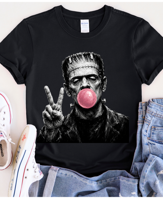 Frankenstein Bubblegum Peace T-Shirt