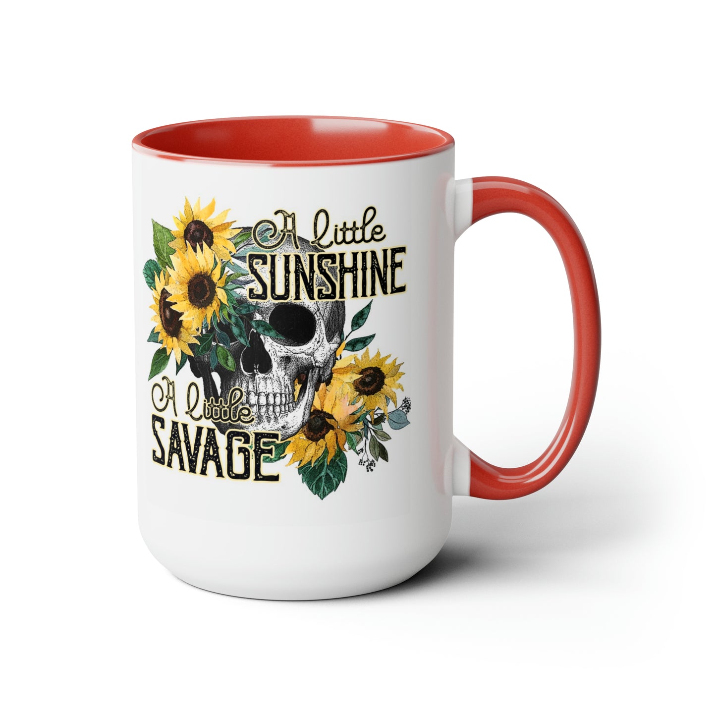 A little savage Two-Tone Coffee Mug, 15oz