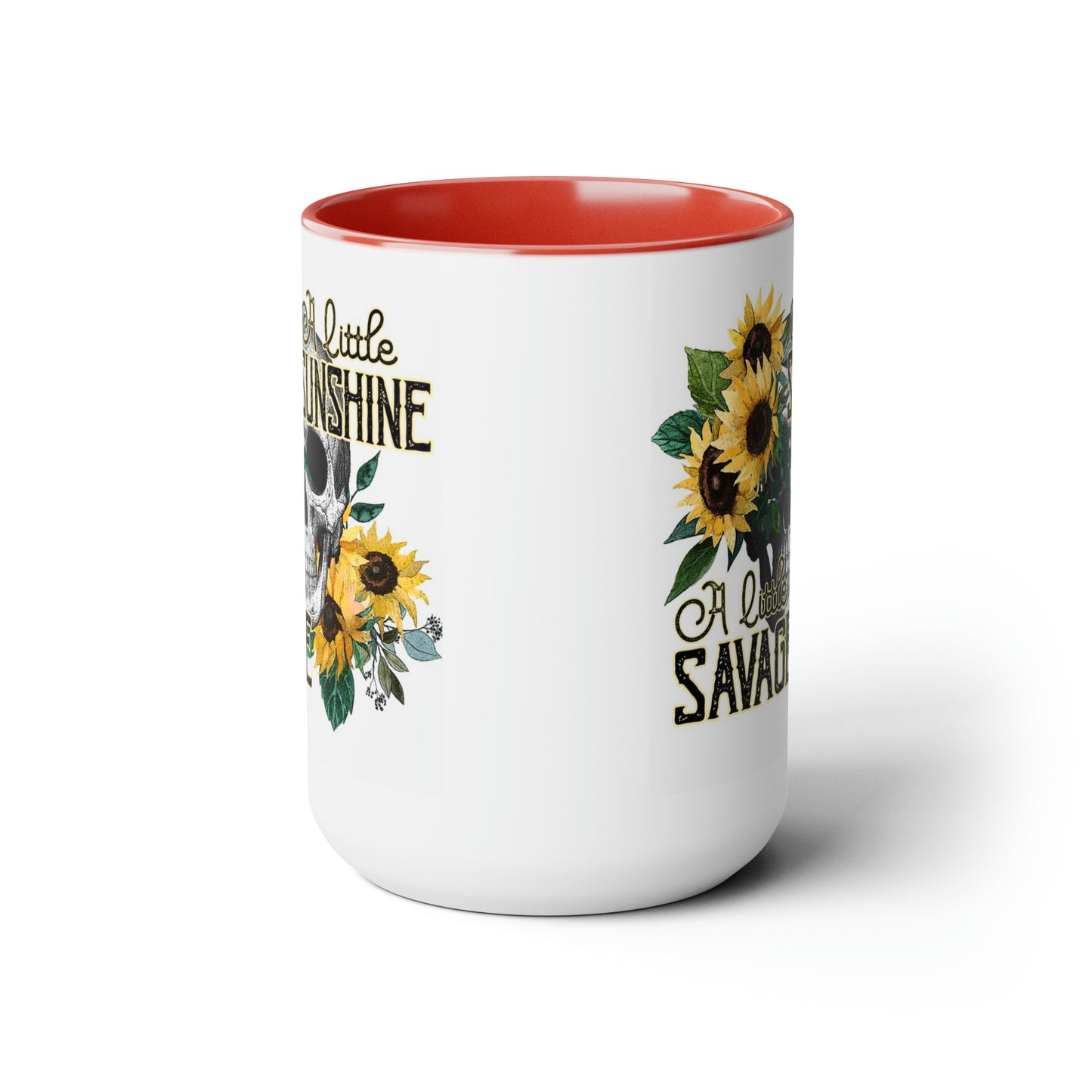 A little savage Two-Tone Coffee Mug, 15oz