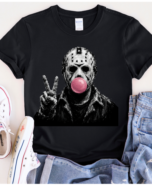 Bubblegum Hockey Mask Horror T-Shirt