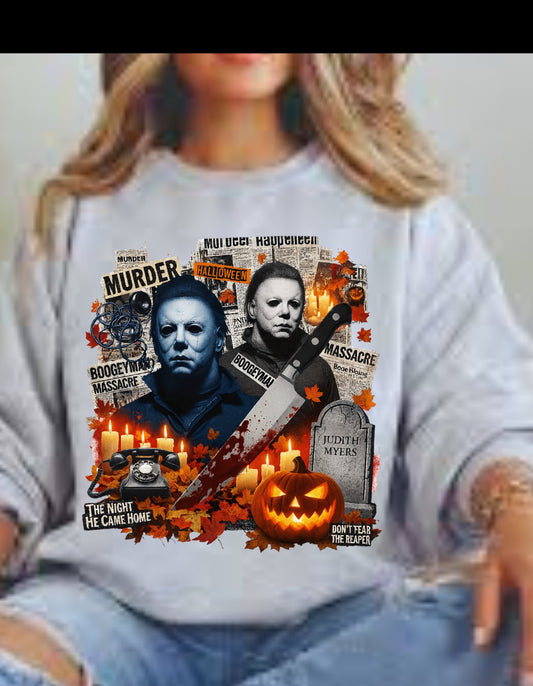 Horror Vintage Collage Crewneck Sweatshirt