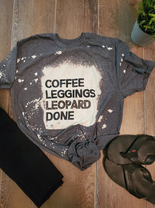 COFFEE, LEGGINGS, LEOPARD, DONE